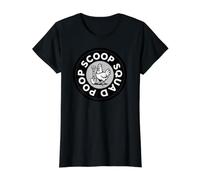 Chicken Coop Poop Scoop Squad Funny Poultry Breeder Camiseta gráfica económica, Mujer, Negro, XL