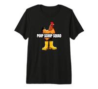 Chicken Coop Poop Scoop Squad Funny Poultry Farmer Camiseta Premium