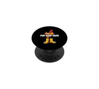 Chicken Coop Poop Scoop Squad Funny Poultry Farmer PopSockets PopGrip Adhesivo