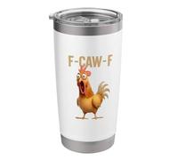 Chicken Cup - 20 Oz Funny Leakproof Insulated Bottle | Cute Chicken Drink Cup for Men, Women, Family, Coworkers with Hot & Cold Beverage Use, Perfect for Water, Juice, Milk, Tea, Travel, Office, Home
