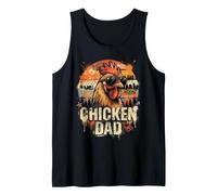 Chicken Dad Fathers Day Camiseta sin Mangas