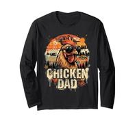 Chicken Dad Fathers Day Manga Larga