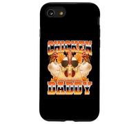 Chicken Daddy Chicken Dad Chicken Farmer Farming 90's Bootleg Carcasa para iPhone SE (2020) / 7/8
