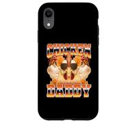 Chicken Daddy Chicken Dad Chicken Farmer Farming 90's Bootleg Carcasa para iPhone XR