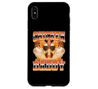 Chicken Daddy Chicken Dad Chicken Farmer Farming 90's Bootleg Carcasa para iPhone XS MAX
