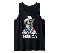 Chicken Farm Free Range - Sombrero de Vaquero con Bandera Estadounidense Camiseta sin Mangas