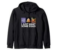Chicken Farmer I Just Want Some Eggs Sudadera con Capucha