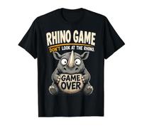 Chicken Game Don't Look at The Chicken Funny Chicken Camiseta gráfica económica, Hombre, Negro, L