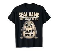 Chicken Game Don't Look at The Chicken Funny Chicken Camiseta gráfica económica, Hombre, Negro, L