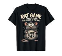 Chicken Game Don't Look at The Chicken Funny Chicken Camiseta gráfica económica, Hombre, Negro, XL