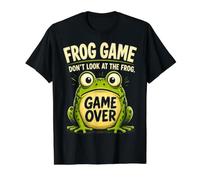 Chicken Game Don't Look at The Chicken Funny Chicken Camiseta gráfica económica, Hombre, Negro, XL