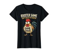 Chicken Game Don't Look at The Chicken Funny Chicken Camiseta gráfica económica, Mujer, Negro, M
