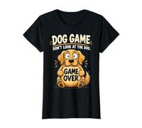 Chicken Game Don't Look at The Chicken Funny Chicken Camiseta gráfica económica, Mujer, Negro, XL