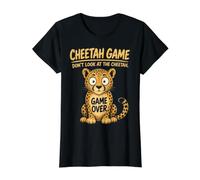 Chicken Game Don't Look at The Chicken Funny Chicken Camiseta gráfica económica, Mujer, Negro, XL