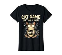 Chicken Game Don't Look at The Chicken Funny Chicken Camiseta gráfica económica, Mujer, Negro, XL
