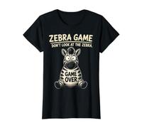 Chicken Game Don't Look at The Chicken Funny Chicken Camiseta gráfica económica, Mujer, Negro, XL