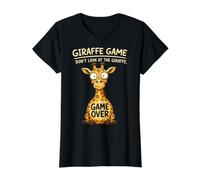Chicken Game Don't Look at The Chicken Funny Chicken Camiseta gráfica económica, Mujer, Negro, XL