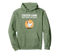 Chicken Game Don't Look At The Chicken Funny Chicken Sudadera con Capucha
