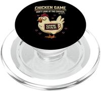 Chicken Game Don't Look At The Chicken Funny Gamer Pixel Art PopSockets PopGrip para MagSafe