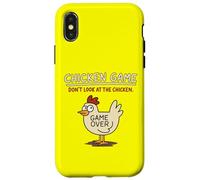 Chicken Game Don't Look At The Chicken Meme Kids Christmas Carcasa para iPhone X/XS