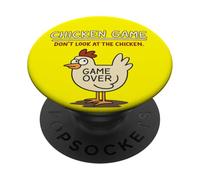 Chicken Game Don't Look At The Chicken Meme Kids Christmas PopSockets PopGrip Adhesivo