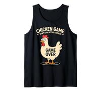 Chicken Game Over Funny Chicken Humor Camiseta sin Mangas