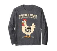 Chicken Game Over Funny Chicken Humor Manga Larga