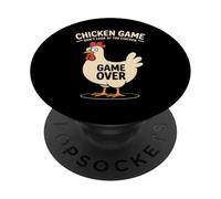 Chicken Game Over Funny Chicken Humor PopSockets PopGrip Adhesivo