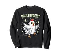 Chicken Ghost Poultrygeist Halloween Costume Farmer Sudadera