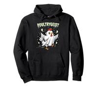 Chicken Ghost Poultrygeist Halloween Costume Farmer Sudadera con Capucha