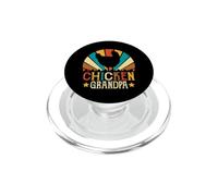 Chicken Grandpa Funny Poultry Farm Chicken PopSockets PopGrip para MagSafe