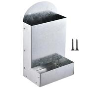 Chicken Grit Feeder, Automatic Coop Grit Dispenser, Large Capacity Portable Metal Feeder for Ducks, Chicks, and Poultry (Rust-Resistant, Outdoor Use) for Farms and Backyards