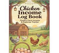 Chicken Income Log Book: Poultry Farm Income & Expense Tracker for Daily Record Keeping