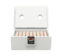 Chicken Incubator, Bird Egg Hatcher, Smart Foam Insulation, USB Powered Heating System, Home Breeding Farm Use, 11.8x10.6x7.1 Inches, White Color, 1 Piece for 10-25 Eggs