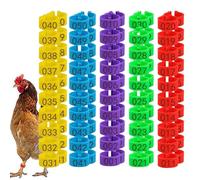 Chicken Leg Rings - PC 1,6 cm Diámetro | Poultry Leg Rings, Numbered Round Tags | Legs Bands For Chickens Ducks Palomas para Farm Backyard Coop Breeding Use