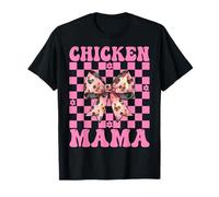 Chicken Mama Mom Chicken Farm Farmer Día de la Madre Coqueta Camiseta