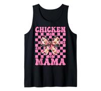 Chicken Mama Mom Chicken Farm Farmer Día de la Madre Coqueta Camiseta sin Mangas