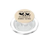 Chicken Mom I Raise Chickens I'm Litterally a Chicken Tender PopSockets PopGrip para MagSafe