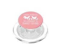 Chicken Mom I Raise Chickens I'm Litterally a Chicken Tender PopSockets PopGrip para MagSafe