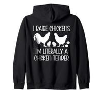 Chicken Mom I Raise Chickens I'm Litterally a Chicken Tender Sudadera con Capucha