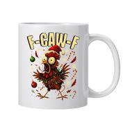 Chicken Mug | Funny Rooster Ceramic 350ml Novelty | Humor Coffee Mugs Tea Cup,for Men Women Friends Family Coworkers Beverage Wine Juice Beer Milk Home Office