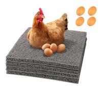 Chicken Nesting Pads, 30x30x1.2cm Laying Mat For Hens,Easy Installation Washable Chicken Bedding | Multi-Purpose Chickn Pads For Garden Lawn Farm Poultry Duck Quail Coop Outdoor Barn Backyard