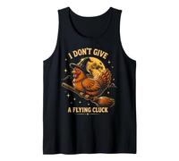 Chicken, no me Importa un Vuelo, Divertido, Cluck, Humor de Bruja Camiseta sin Mangas