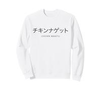 Chicken Nuggets Japanese Text Vaporwave Aesthetic Anime Sudadera