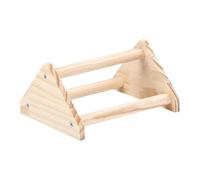 Chicken Perch Coop, Wooden Training Resting Toy, 20x17.5x10.5cm, Smooth Perch Poultry, Professional Breeder or Pet Lover Accessory for Comfortable Roosting