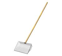 Chicken Poop Scooper, Detachable Long Handle Shovel, Metal Poop Shovel, Heavy Duty Chicken Rake, Non-Stick Coop Rake, Sifting Shovel For Chickens, Chicken Coop Cleaning Tool, Long Handle Poop Scooper