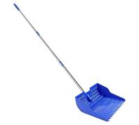 Chicken Poop Scooper, Heavy Duty Metal Sand Sifting Shovel Rake Rustproof Durable Build, Handle Easy Clean Design, Pet Waste Cleaning Tool Category for Garden Yard Farm Patio Lawn Use