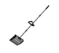 Chicken Poop Scooper,Scoop Shovel 10 Inches Sand Sifting Shovel with 35inch to 62inch Adjustable Stainless Steel Handle