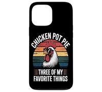 Chicken Pot Pie Tres De Mis Cosas Favoritas Chicken Lover Carcasa para iPhone 13 Pro MAX
