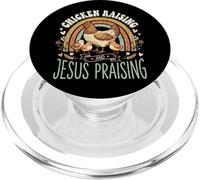 Chicken Raising and Jesus Praising PopSockets PopGrip para MagSafe
